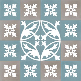 Textures   -   ARCHITECTURE   -   TILES INTERIOR   -   Cement - Encaustic   -   Encaustic  - Traditional encaustic cement ornate tile texture seamless 13452 (seamless)