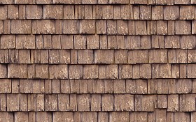 Textures   -   ARCHITECTURE   -   ROOFINGS   -  Shingles wood - Wood shingle roof texture seamless 03795