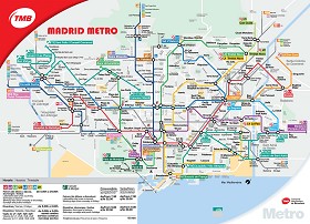 Textures   -   ARCHITECTURE   -   DECORATIVE PANELS   -   World maps   -  Metr&#242; maps - Madrid metro map 03145