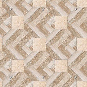 Textures   -   ARCHITECTURE   -   TILES INTERIOR   -   Marble tiles   -  Marble geometric patterns - Orosei sardinian travertine floor tile texture seamless 21135