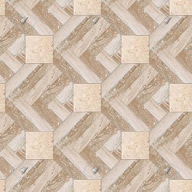 Textures   -   ARCHITECTURE   -   TILES INTERIOR   -   Marble tiles   -   Marble geometric patterns  - Orosei sardinian travertine floor tile texture seamless 21135 (seamless)