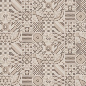 Textures   -   ARCHITECTURE   -   TILES INTERIOR   -   Ornate tiles   -   Patchwork  - Patchwork tile texture seamless 16606 (seamless)