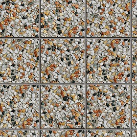 Textures   -   ARCHITECTURE   -   PAVING OUTDOOR   -  Washed gravel - Washed gravel paving outdoor texture seamless 17869