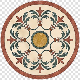 Textures   -   ARCHITECTURE   -   TILES INTERIOR   -   Water Jet   -  Medallions - Water jet medallion texture seamless 16356