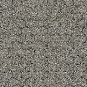 Textures   -   ARCHITECTURE   -   PAVING OUTDOOR   -  Hexagonal - Concrete paving outdoor hexagonal texture seamless 06001
