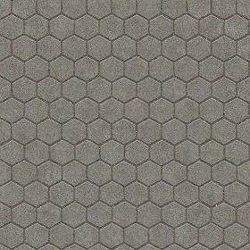 Textures   -   ARCHITECTURE   -   PAVING OUTDOOR   -   Hexagonal  - Concrete paving outdoor hexagonal texture seamless 06001 (seamless)