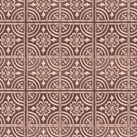 Textures   -   MATERIALS   -   METALS   -   Panels  - Copper metal panel texture seamless 10410 (seamless)