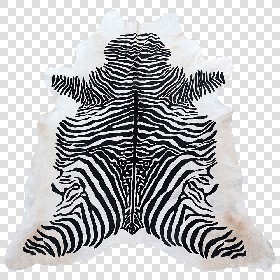 Textures   -   MATERIALS   -   RUGS   -   Cowhides rugs  - Cow leather rug zebra printed texture 20027