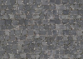 Textures   -   ARCHITECTURE   -   ROADS   -   Paving streets   -   Damaged cobble  - Damaged street paving cobblestone texture seamless 07462 (seamless)