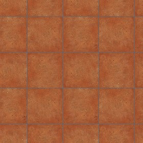 Textures   -   ARCHITECTURE   -   TILES INTERIOR   -  Terracotta tiles - Old tuscan red terracotta tile texture seamless 16030