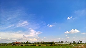 Textures   -   BACKGROUNDS &amp; LANDSCAPES   -  SKY &amp; CLOUDS - Sky with rural background 17797
