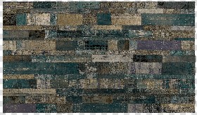 Textures   -   MATERIALS   -   RUGS   -   Vintage faded rugs  - Vintage worn patchwork rug texture 19938