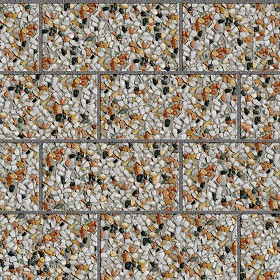 Textures   -   ARCHITECTURE   -   PAVING OUTDOOR   -  Washed gravel - Washed gravel paving outdoor texture seamless 17870