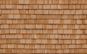 Textures   -   ARCHITECTURE   -   ROOFINGS   -  Shingles wood - Wood shingle roof texture seamless 03797