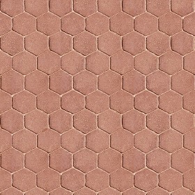 Textures   -   ARCHITECTURE   -   PAVING OUTDOOR   -   Hexagonal  - Concrete paving outdoor hexagonal texture seamless 06002 (seamless)