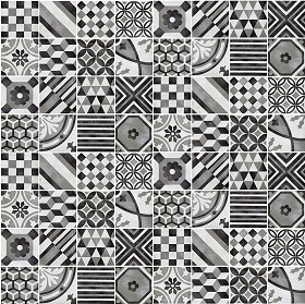 Textures   -   ARCHITECTURE   -   TILES INTERIOR   -   Ornate tiles   -   Patchwork  - Patchwork tile texture seamless 16608 (seamless)