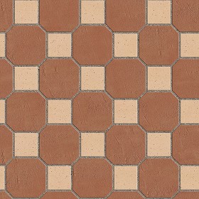 Textures   -   ARCHITECTURE   -   PAVING OUTDOOR   -   Terracotta   -   Blocks mixed  - Paving cotto mixed size texture seamless 06587 (seamless)