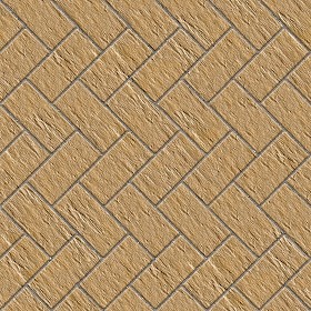 Textures   -   ARCHITECTURE   -   PAVING OUTDOOR   -   Pavers stone   -  Herringbone - Stone paving outdoor herringbone texture seamless 06528