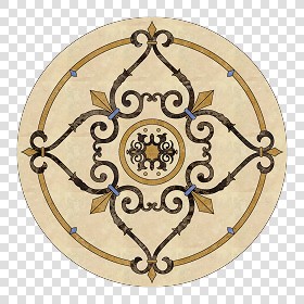 Textures   -   ARCHITECTURE   -   TILES INTERIOR   -   Water Jet   -   Medallions  - Water jet medallion texture 17070