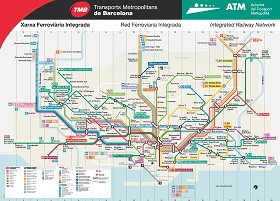 Textures   -   ARCHITECTURE   -   DECORATIVE PANELS   -   World maps   -   Metr&#242; maps  - Barcelona metro map 03148