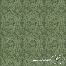 Textures   -   ARCHITECTURE   -   TILES INTERIOR   -   Ornate tiles   -   Mixed patterns  - Ceramic ornate tile texture seamless 20249 (seamless)