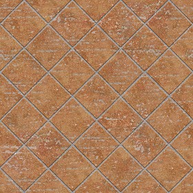 Textures   -   ARCHITECTURE   -   PAVING OUTDOOR   -   Terracotta   -  Blocks regular - Cotto paving outdoor regular blocks texture seamless 06659