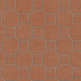 Textures   -   ARCHITECTURE   -   PAVING OUTDOOR   -   Terracotta   -   Blocks mixed  - Paving cotto mixed size texture seamless 06588 (seamless)