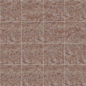 Textures   -   ARCHITECTURE   -   TILES INTERIOR   -   Marble tiles   -  Red - Verona light red marble floor tile texture seamless 14603