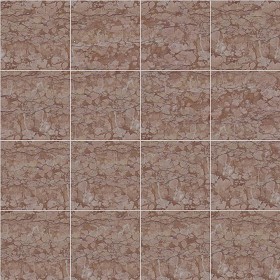 Textures   -   ARCHITECTURE   -   TILES INTERIOR   -   Marble tiles   -   Red  - Verona light red marble floor tile texture seamless 14603 (seamless)