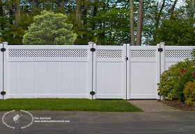 Textures   -   ARCHITECTURE   -   BUILDINGS   -   Gates  - White wood entrance gate texture 18587