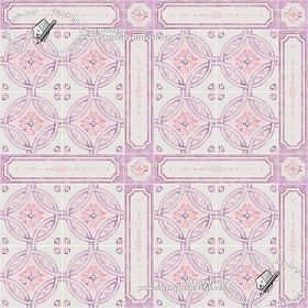 Textures   -   ARCHITECTURE   -   TILES INTERIOR   -   Ornate tiles   -  Geometric patterns - Ceramic floor tile geometric patterns texture seamless 18881