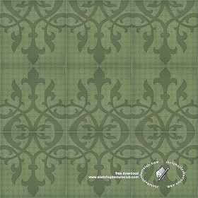 Textures   -   ARCHITECTURE   -   TILES INTERIOR   -   Ornate tiles   -  Mixed patterns - Ceramic ornate tile texture seamless 20250