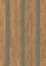 Textures   -   ARCHITECTURE   -   WOOD FLOORS   -  Decorated - Parquet decorated texture seamless 04647