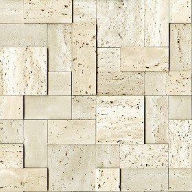Textures   -   ARCHITECTURE   -   STONES WALLS   -   Claddings stone   -  Interior - Travertine cladding internal walls texture seamless 08050