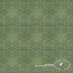 Textures   -   ARCHITECTURE   -   TILES INTERIOR   -   Ornate tiles   -  Mixed patterns - Ceramic ornate tile texture seamless 20251