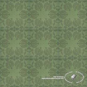 Textures   -   ARCHITECTURE   -   TILES INTERIOR   -   Ornate tiles   -   Mixed patterns  - Ceramic ornate tile texture seamless 20251 (seamless)