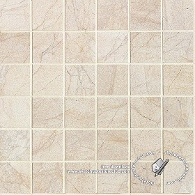 Textures   -   ARCHITECTURE   -   TILES INTERIOR   -   Marble tiles   -  coordinated themes - Mosaic pearl raw marble cm 33x33 texture seamless 18139