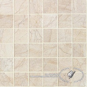 Textures   -   ARCHITECTURE   -   TILES INTERIOR   -   Marble tiles   -   coordinated themes  - Mosaic pearl raw marble cm 33x33 texture seamless 18139 (seamless)