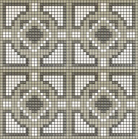 Textures   -   ARCHITECTURE   -   TILES INTERIOR   -   Mosaico   -   Classic format   -  Patterned - Mosaico patterned tiles texture seamless 15049