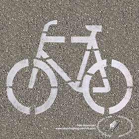 Textures   -   ARCHITECTURE   -   ROADS   -  Roads Markings - Road markings bike path 18760