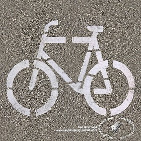 Textures   -   ARCHITECTURE   -   ROADS   -   Roads Markings  - Road markings bike path 18760