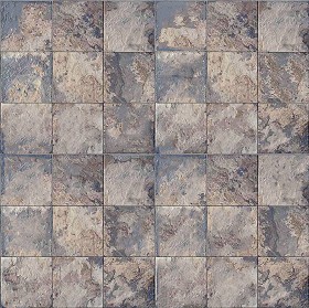 Textures   -   ARCHITECTURE   -   PAVING OUTDOOR   -   Pavers stone   -  Blocks regular - Slate pavers stone regular blocks texture seamless 06234