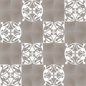 Textures   -   ARCHITECTURE   -   TILES INTERIOR   -   Cement - Encaustic   -  Encaustic - Traditional encaustic cement ornate tile texture seamless 13458