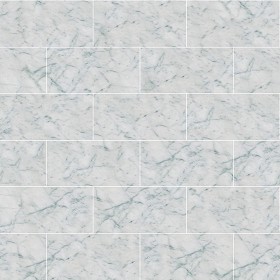 Textures   -   ARCHITECTURE   -   TILES INTERIOR   -   Marble tiles   -  White - Carrara marble floor tile texture seamless 14826