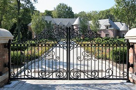 Textures   -   ARCHITECTURE   -   BUILDINGS   -   Gates  - Metal entrance gate texture 18590