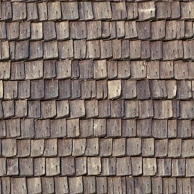 Textures   -   ARCHITECTURE   -   ROOFINGS   -  Shingles wood - Wood shingle roof texture seamless 03802
