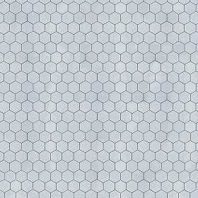 Textures   -   ARCHITECTURE   -   PAVING OUTDOOR   -   Hexagonal  - Concrete paving outdoor hexagonal texture seamless 06007 (seamless)