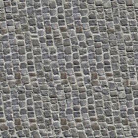 Textures   -   ARCHITECTURE   -   ROADS   -   Paving streets   -   Damaged cobble  - Damaged street paving cobblestone texture seamless 07468 (seamless)
