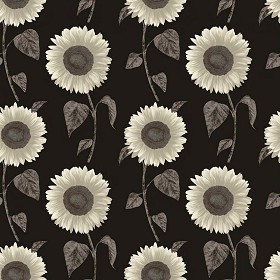 Textures   -   MATERIALS   -   WALLPAPER   -   Floral  - Floral wallpaper texture seamless 11007 (seamless)