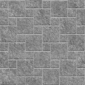 Textures   -   ARCHITECTURE   -   PAVING OUTDOOR   -   Pavers stone   -  Blocks mixed - Pavers stone mixed size texture seamless 06113